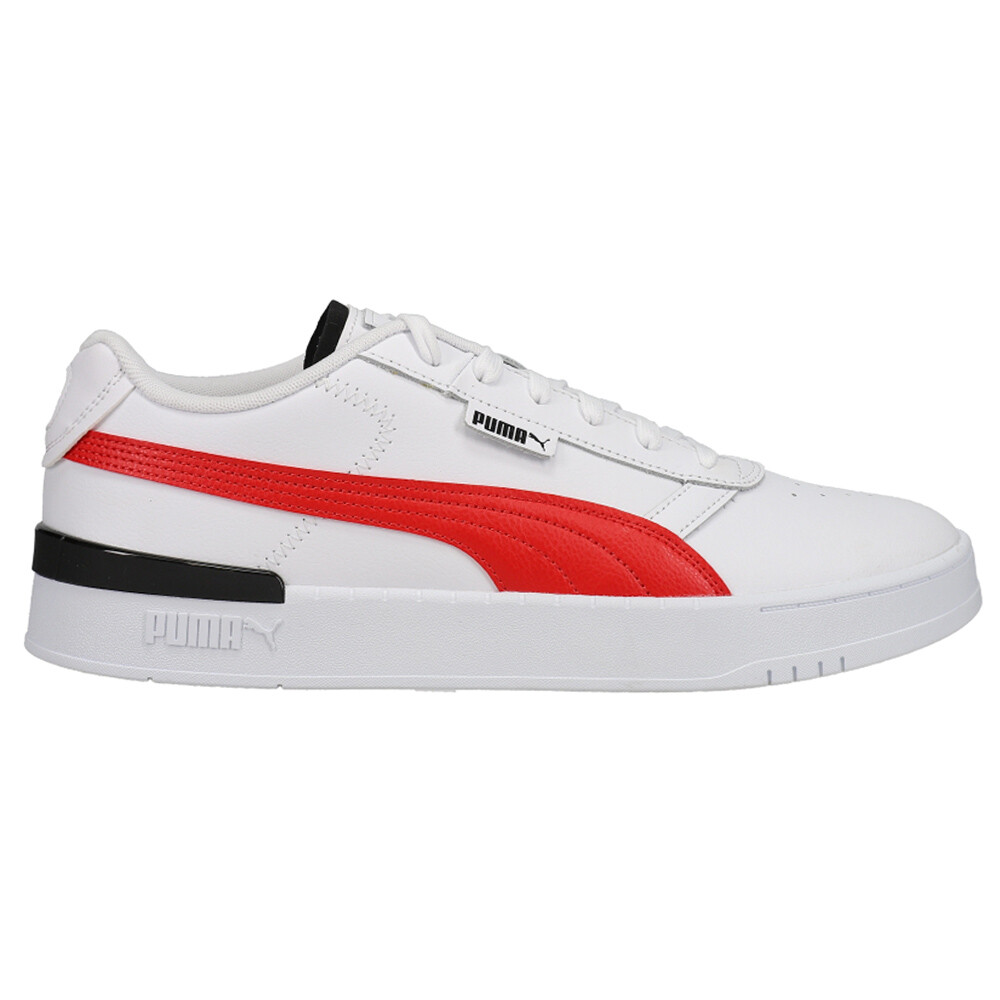 Puma Clasico Lace Up  Mens White Sneakers Casual Shoes 381109-03
