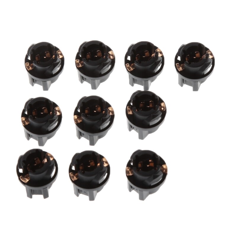 10 Pcs Lamp Auto Bulb Automotive Lightbulb 12V 1.2W Halogen Bulbs sockets