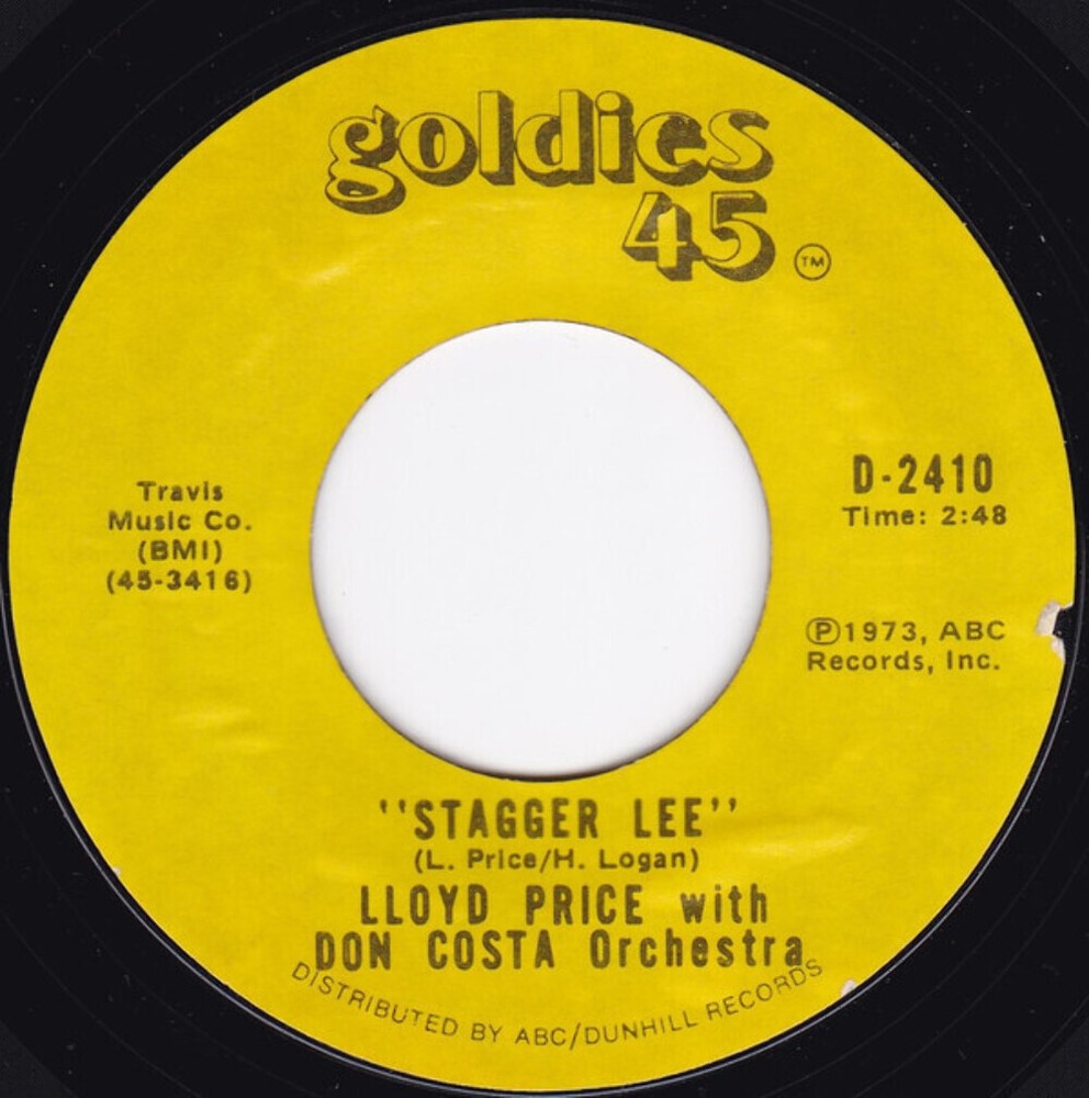 Lloyd Price - Stagger Lee / Personality (7