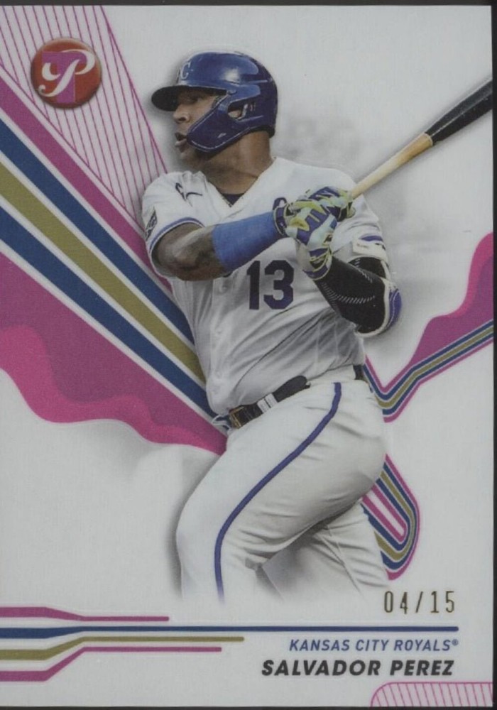 2024 Topps Pristine - Pink Refractor #169 Salvador Perez /15