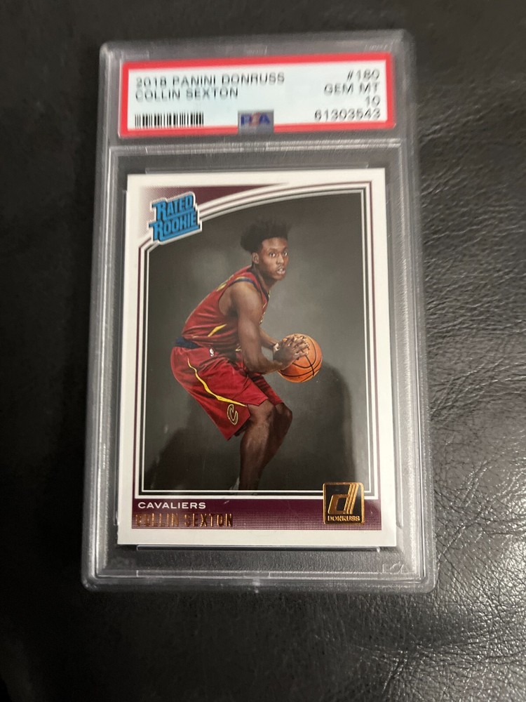 2018 Panini Donruss Rated Rookie Collin Sexton #180 PSA 10 Gem Mint Cavs Jazz