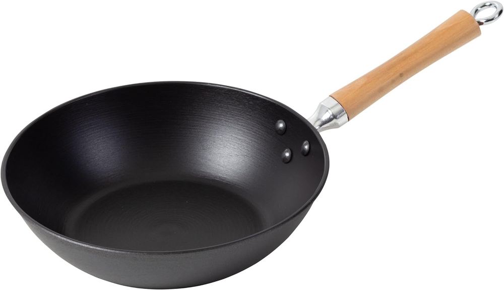 23-0003, Lightweight Cast Iron Stir Fry, 11.5-Inch