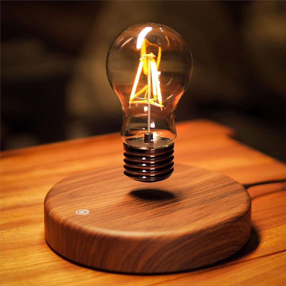 Levitating Bulb Lamp Magnetic Floating LED Light Desk Table lamp Night 1