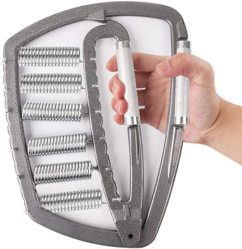 Professional Hand Grip Strengthener 200lbs-1200lbs, No Slip Metal Adjustable