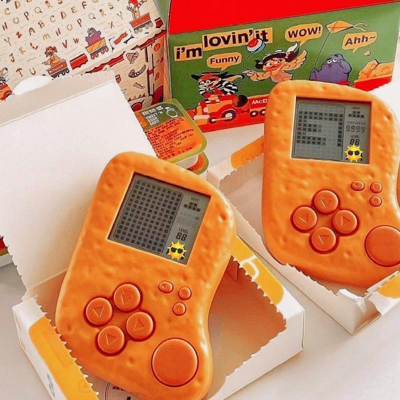 Mcdonald's Tetris Game Console in the shape of a chicken nugget Halloween Gifts