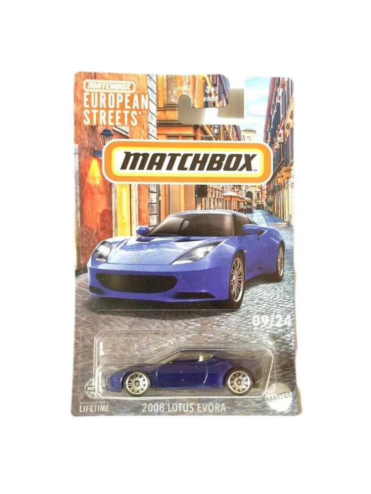 Lotus Evora 2008 Matchbox 1:64 European Street 2024 Miniature Die-Cast Model Car