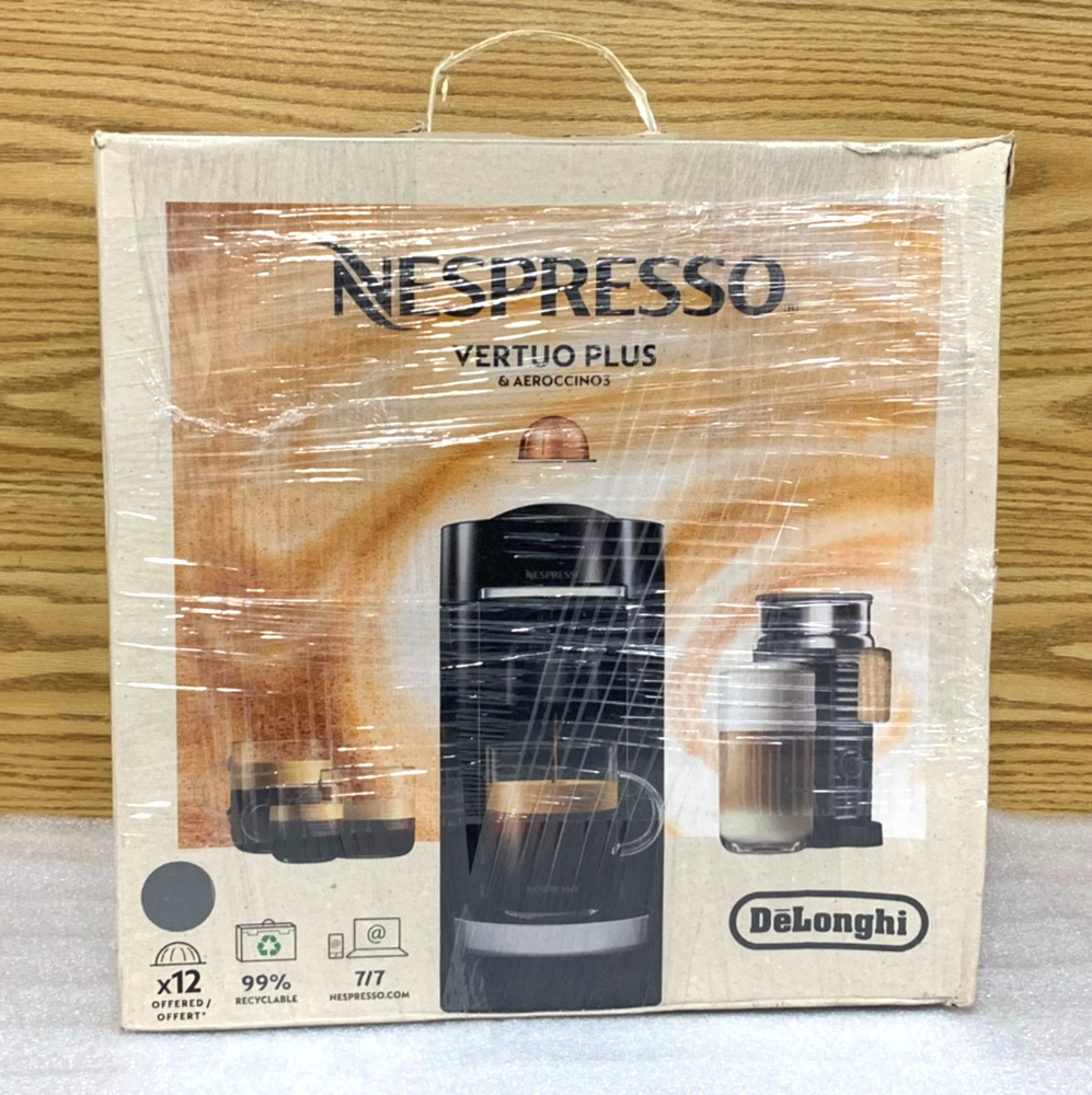 DeLonghi Nespresso Vertuo Plus & Aerocinno 3 (ENV155TAE)