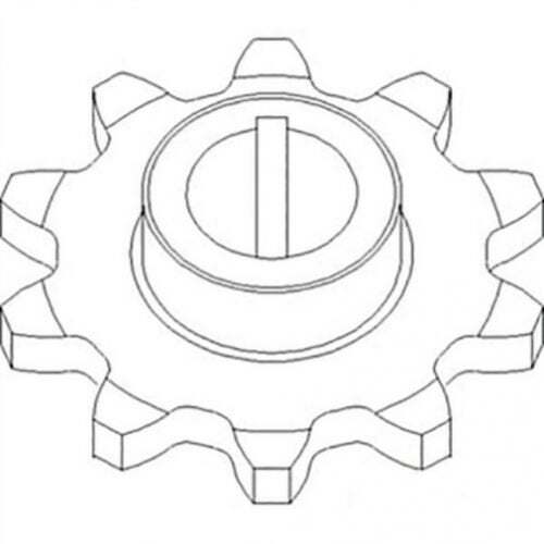 Sprocket fits John Deere 9770 9870 H228383