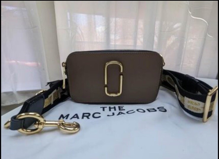 Marc Jacobs Snapshot DUST MULTI Brown Gold Small Camera bag crossbody