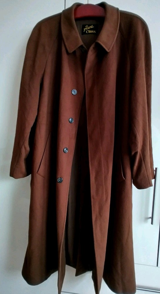 New vintage men's wool coat by 