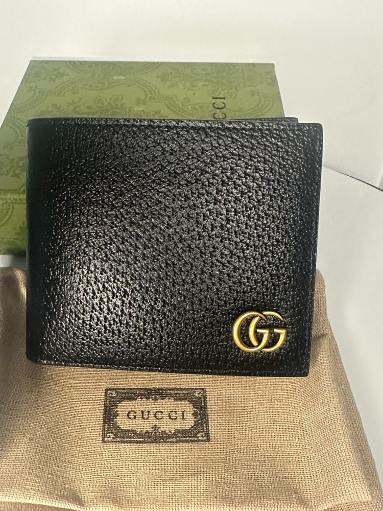 GUCCl GG Marmont Black Leather Wallet for Men