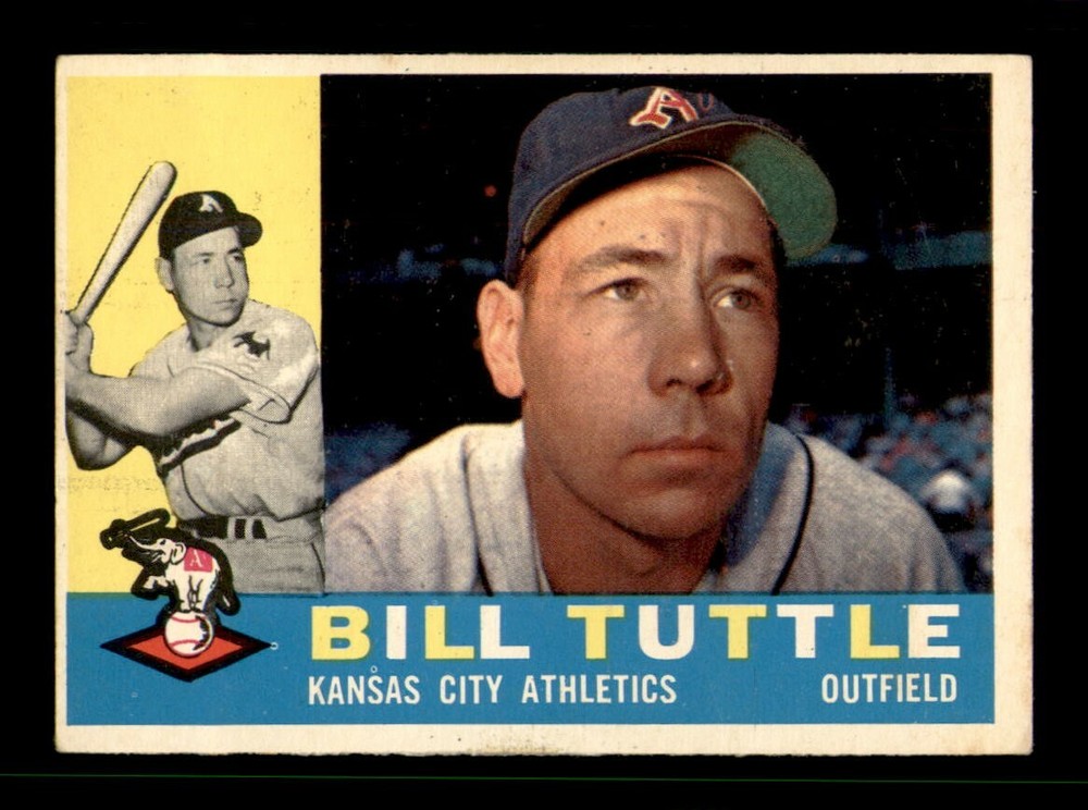 1960 Topps #367 Bill Tuttle EX Baseball Card OBGcards