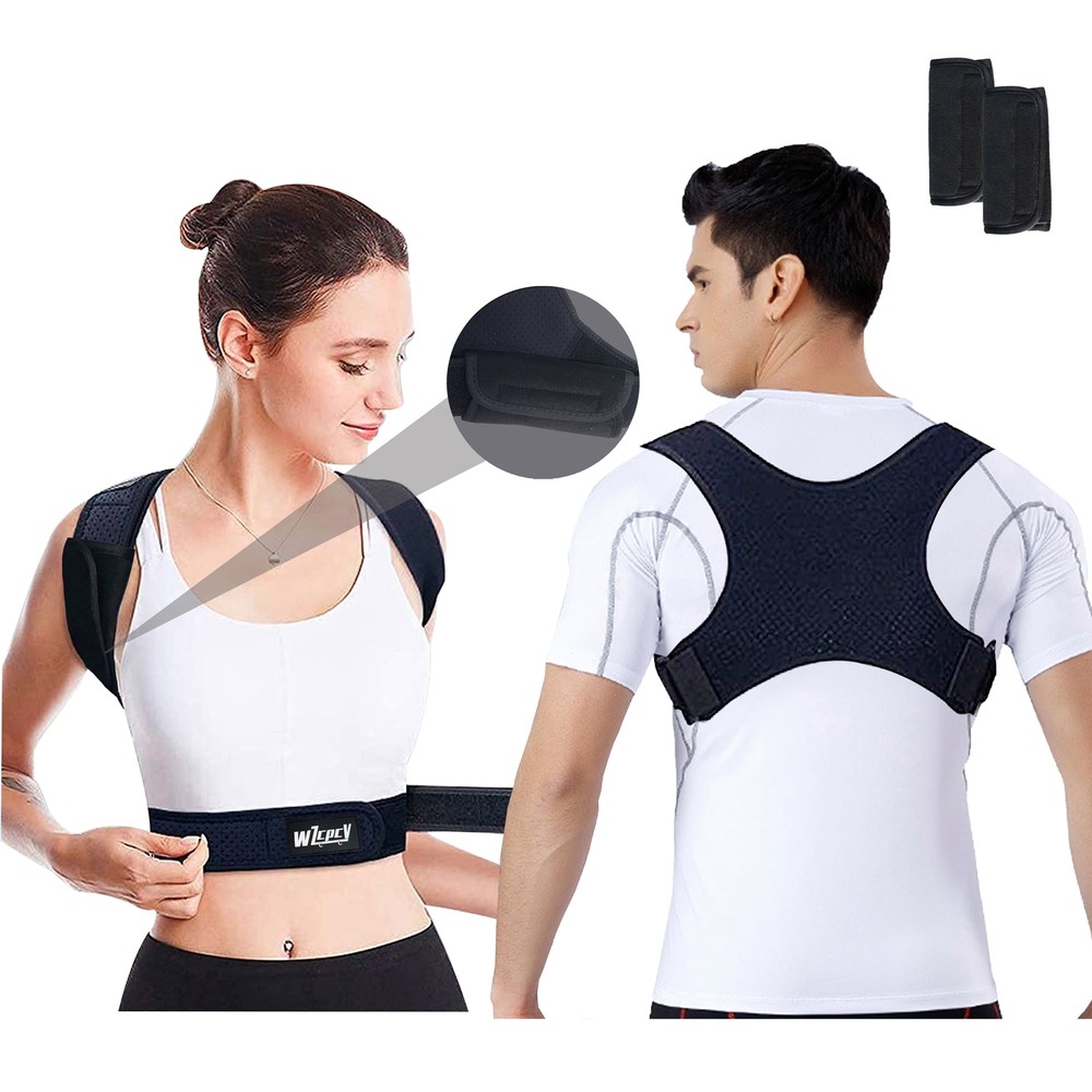 Posture Corrector Brace for Women & Men – Adjustable Back Support to Improve Posture