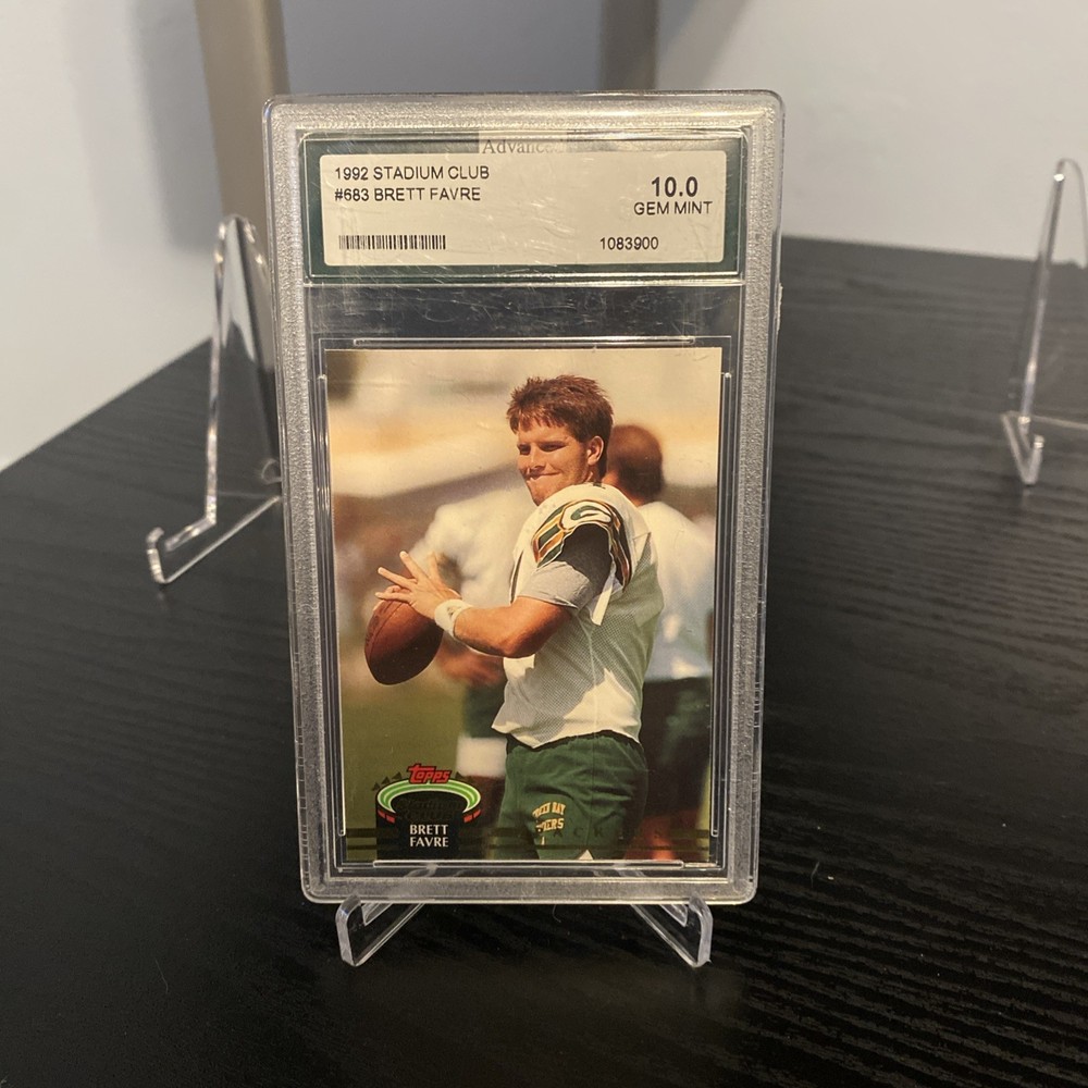 1992 Topps Stadium Club - Brett Favre #683 Gem Mint 10 AGS