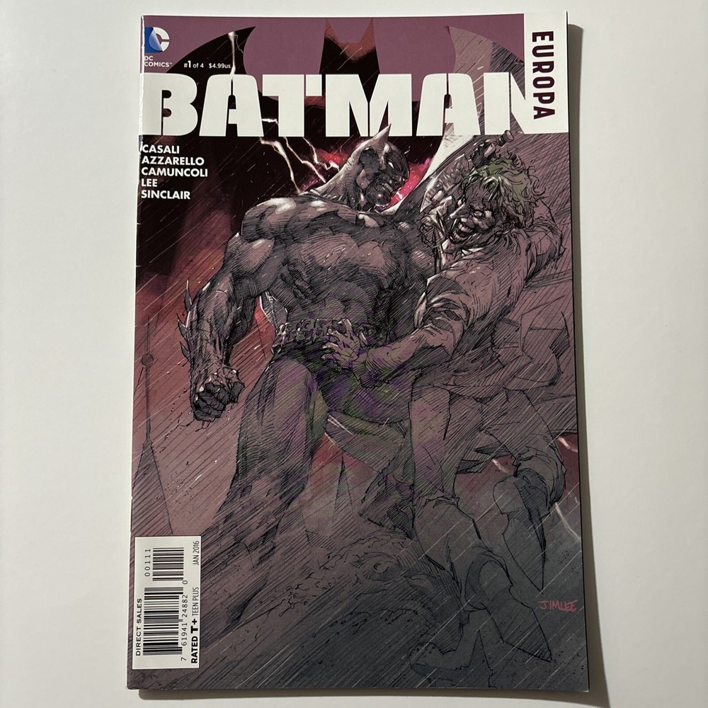 Batman Europa #1 of 4 DC Comics 2016 vs. Joker Casali Azzarello ✅ B&B Combine 📦