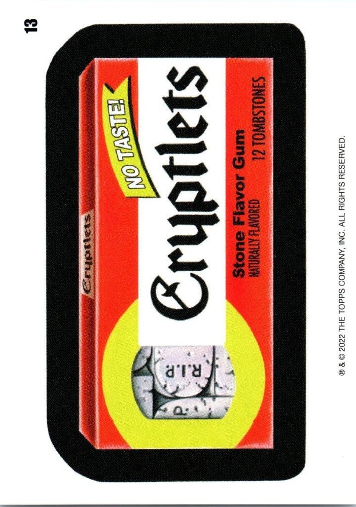 2022 Wacky Packages Variant Coupon Card #13 Cryptlets-image