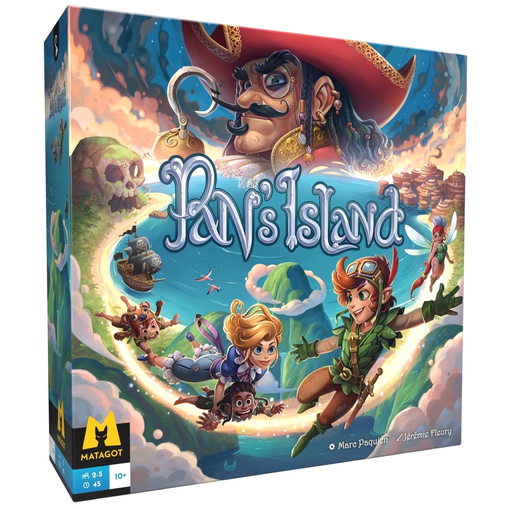 Matagot Pan's Island Board Game - Cooperative Deduction Adventure in Neverlan...