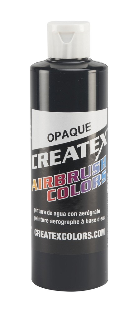 Createx Colors 521108 Paint Airbrush 8 oz Opaque Black
