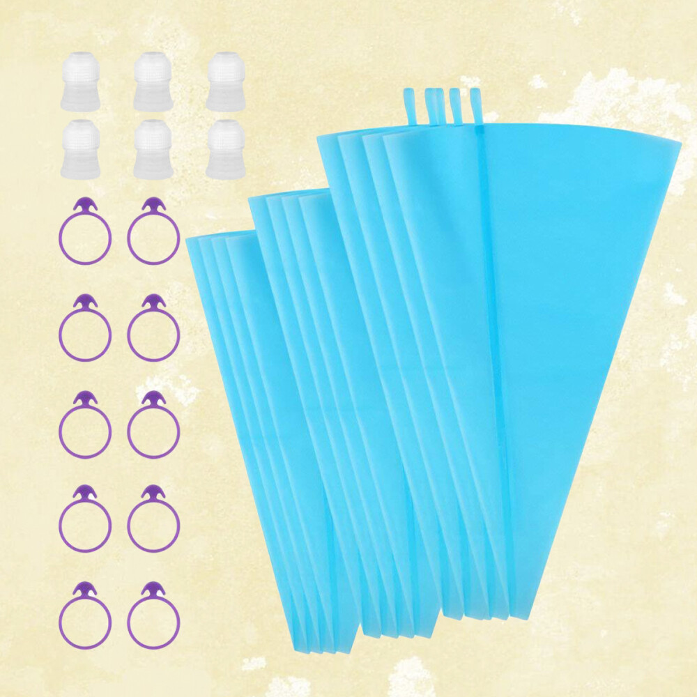 28-Piece TPU Cake Piping Decorating Kit with Pastry Bags for Baking