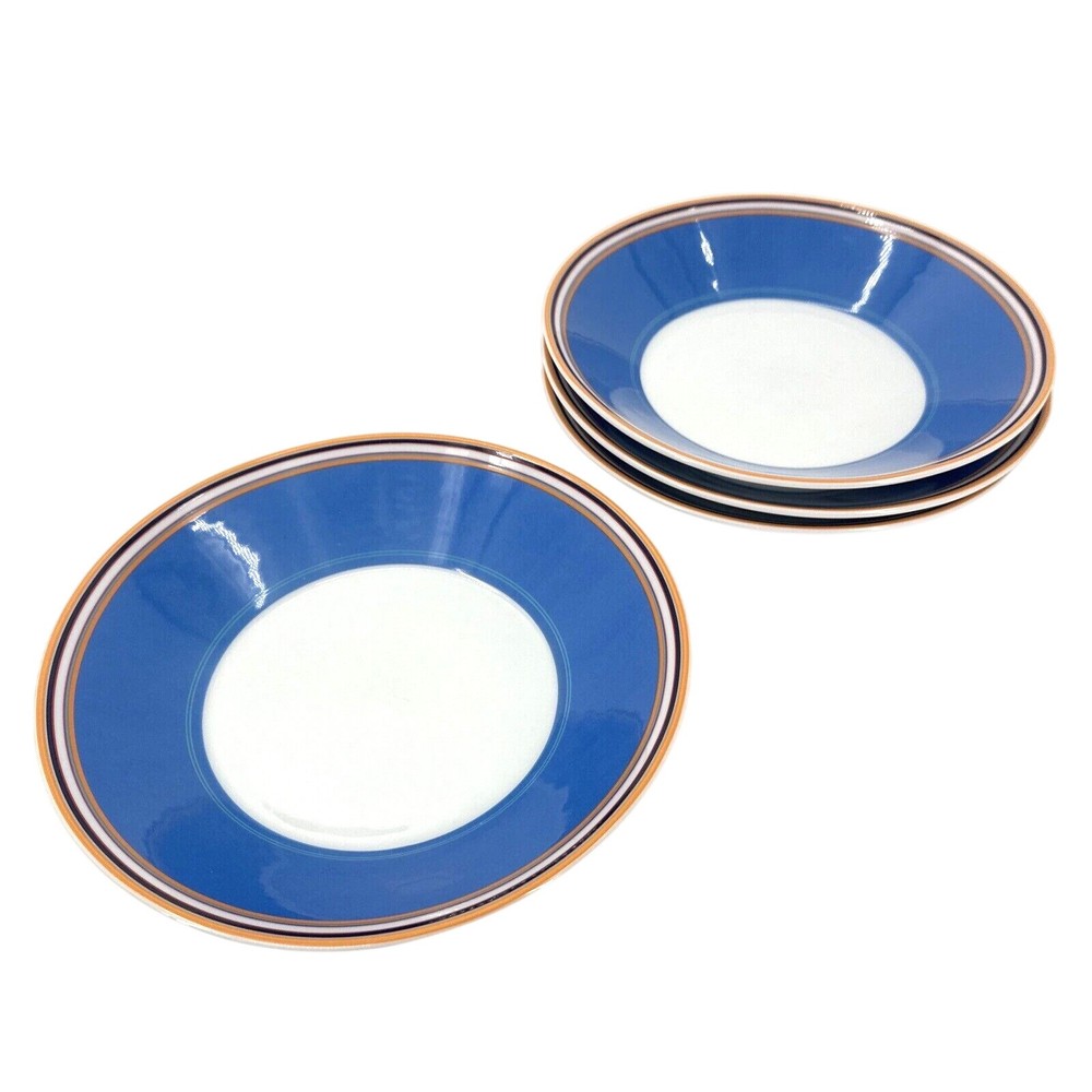 DKNY Lenox Marine Blue Pasta Bowl Set of 4 8.5 Inch Urban Essentials