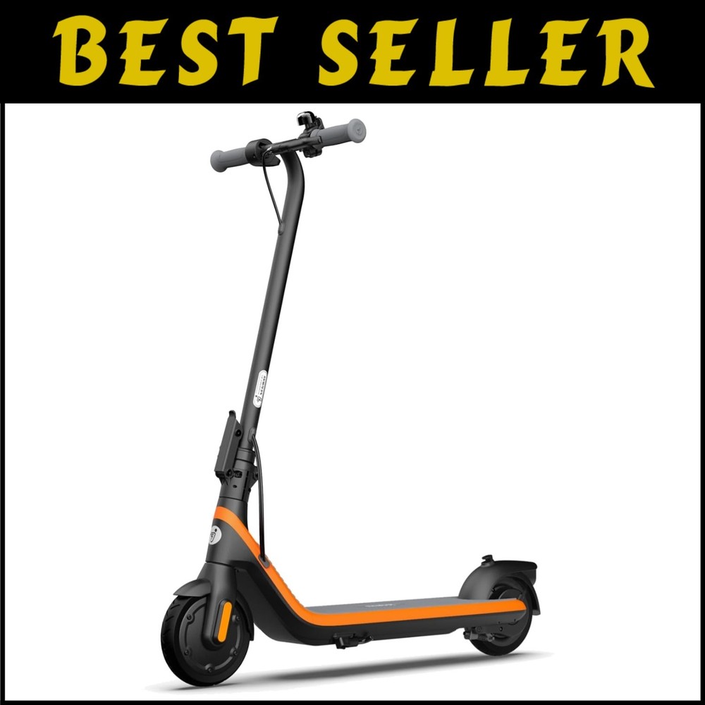 Ninebot Electric Kids Scooter with RGB Lights Adjustable Height Supports 132 lbs  