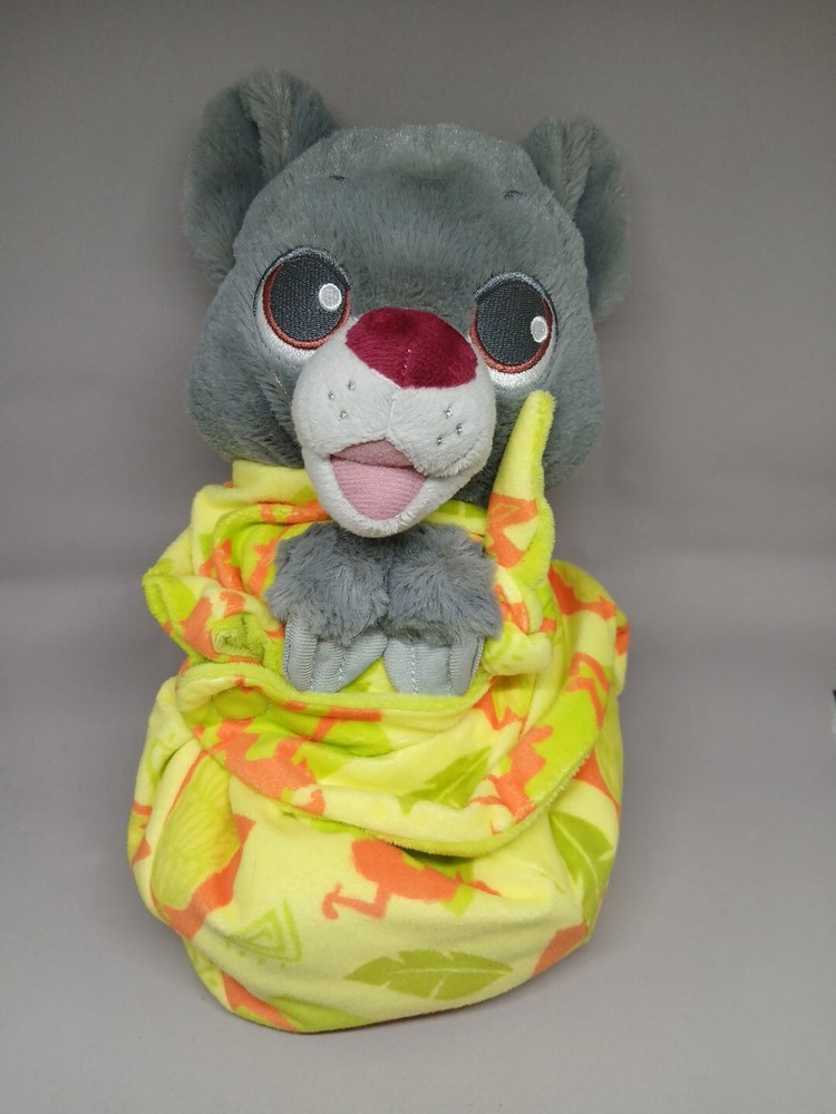 Disney Parks - Disney Babies Jungle Book Baby Baloo Plush With Pouch Blanket