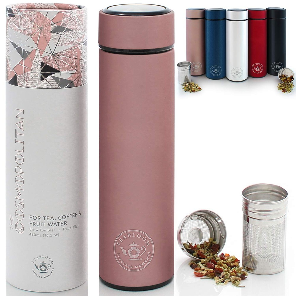 The Original All-Brew Travel Tumbler & Thermos – Oprah's Favorite 16oz/48hr Hot or Cold