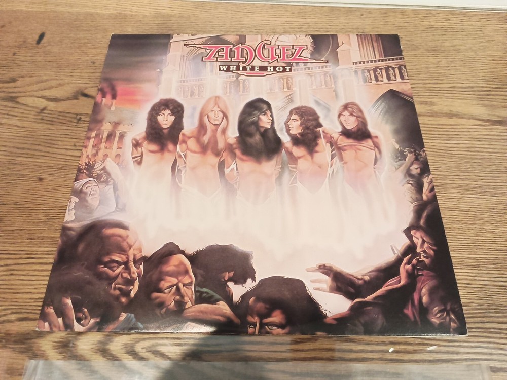 Angel White Hot Casablanca LP Vinyl NBLP 7085 Near Mint