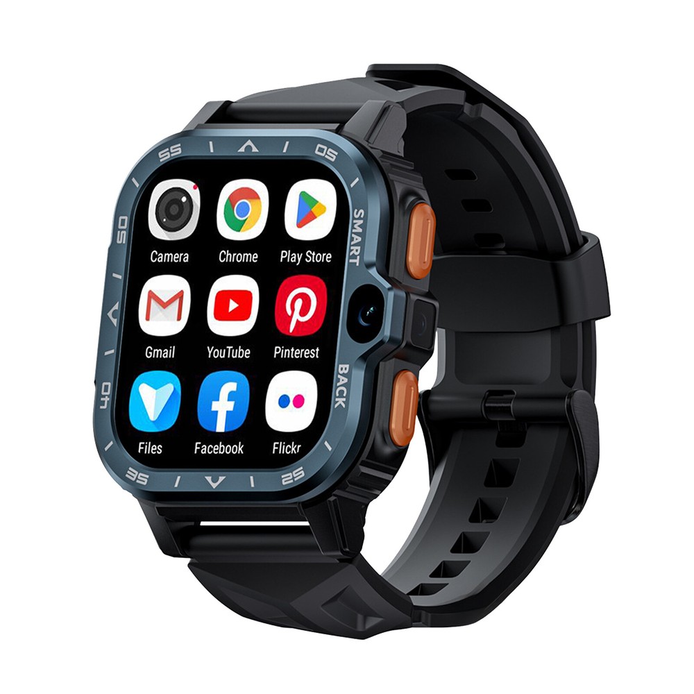 WiFi Smart Watch 4G Android GPS Dual Camera Sports Watch Fitness Tracker 2G+16G