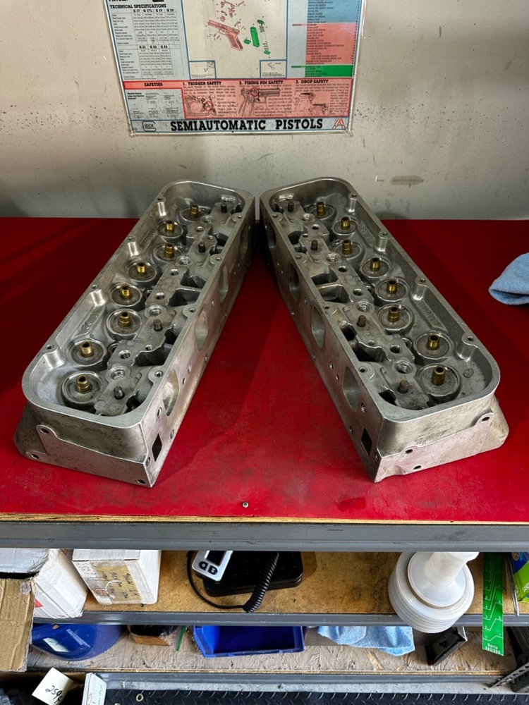 SB2.2 Chevrolet Aluminum Cylinder Heads Bare 3053