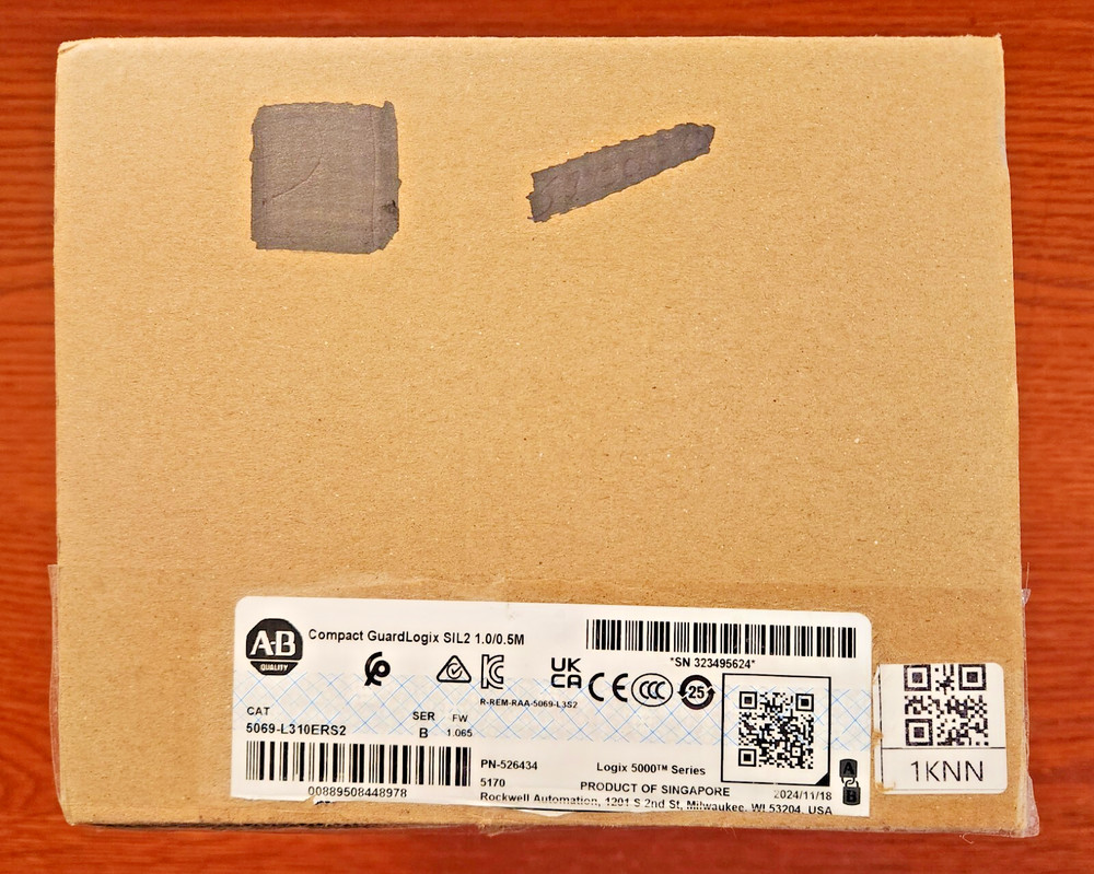 Allen-Bradley 5069-L310ERS2 /B Compact GuardLogix 5380 SIL2 1.0/0.5M - 2024