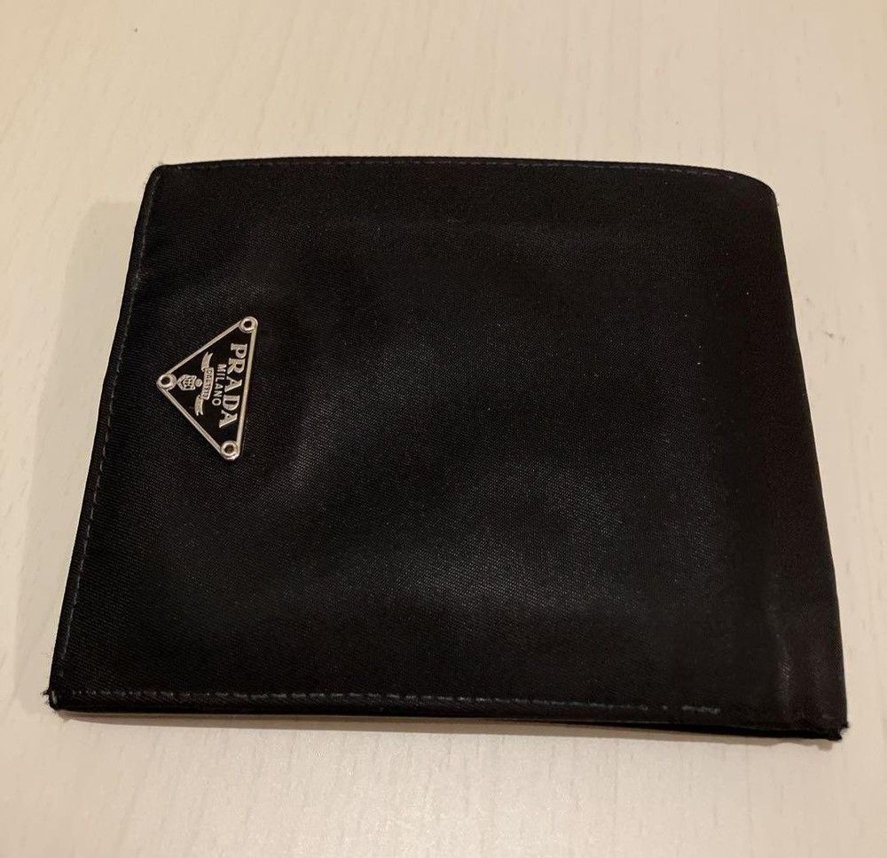 PRADA Black Folded Wallet