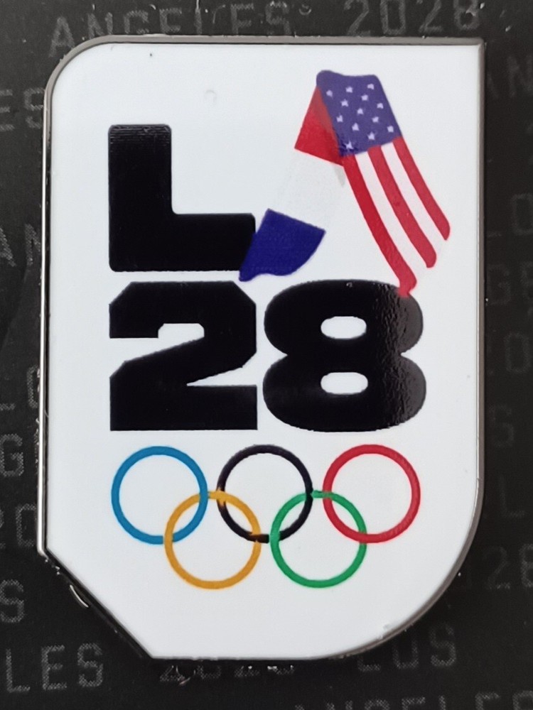 Paris Olympic Pin Paris 2024 Olympic Handover Pin LA28 Olympic Pin Handover 2028