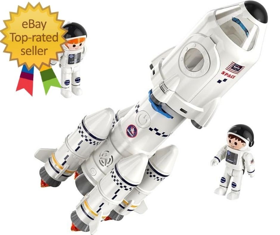 Space Toys for kids 3-5 5-7 8-10 - Rocket Ship Toys for kids 3-5, Spaceship Ast