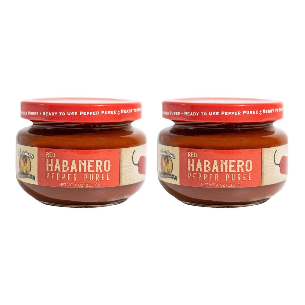 Red Habanero Pepper Puree Hot Spicy Salsa Chili Seasoning Sauce
