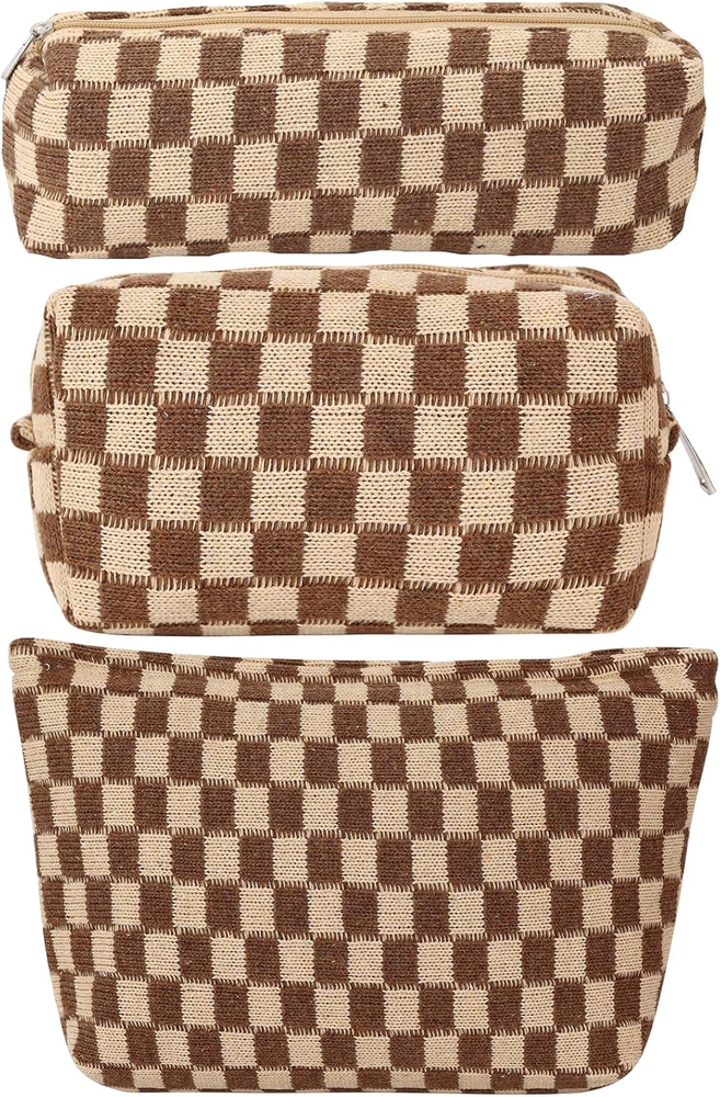 Makeup Bag Cosmetic Bag for Women,1Pcs Large Capacity Makeup Bags and 1Pcs Penci