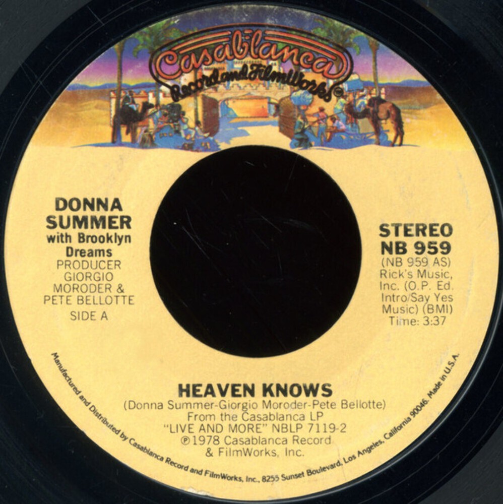 Donna Summer - Heaven Knows - Casablanca - NB 959 - 7