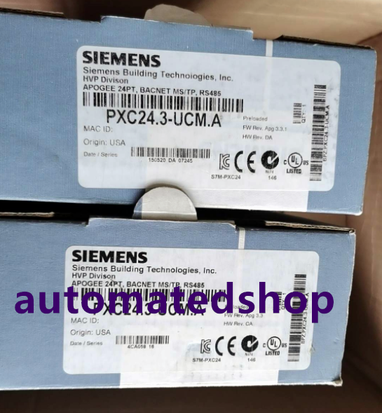 Siemens building programmable controller PXC24.3-UCM.A brand new