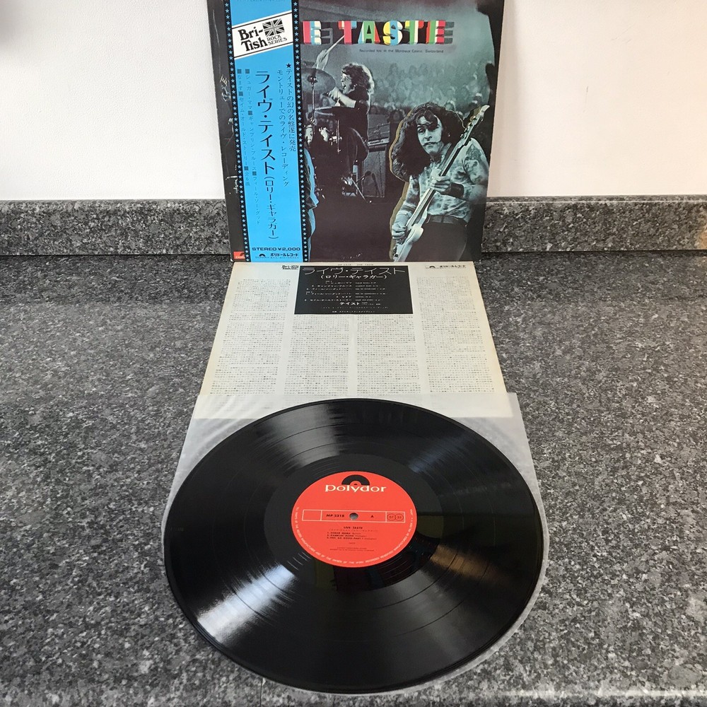 LP VINYL RECORD TASTE ALBUM LIVE MP 2318 JAPANESE 1ST PRESS 1973 EX/EX