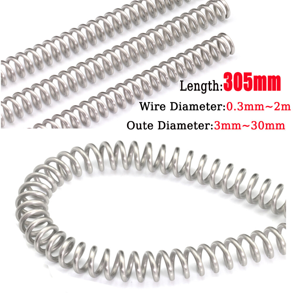 304 Stainless Steel Compression Spring 0.3mm-2mm Wire Diameter