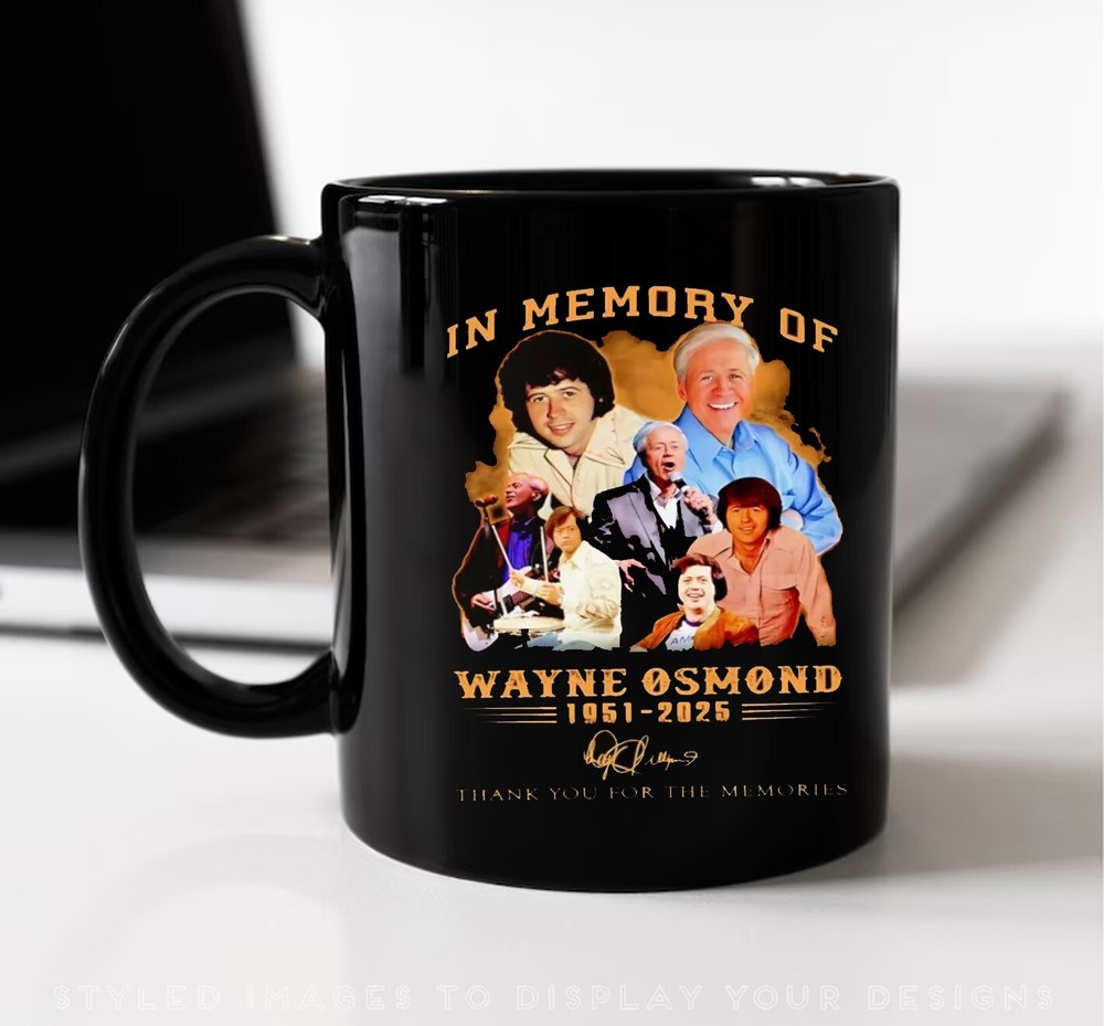 Wayne Osmond Memorial 1951-2025 Tribute Mug