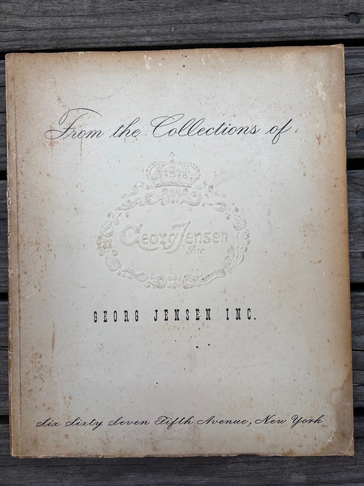 Vintage Georg Jensen Inc. 1940 Catalog Design Book Free Ship