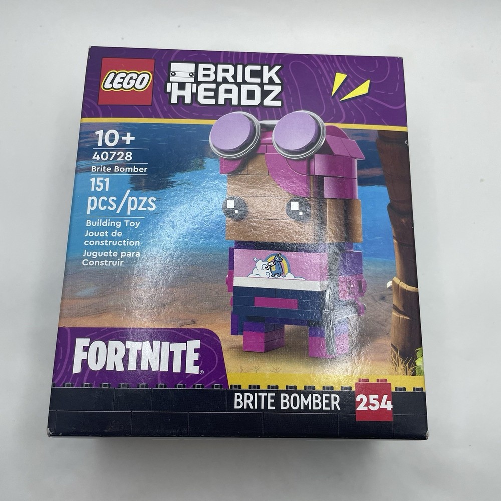 New Sealed Lego Fortnite Brickheadz 40728 Brite Bomber Building Set  