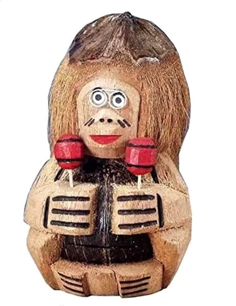 Forum Novelties Coconut Maraca Man Centerpiece Hawaiian Luau Party