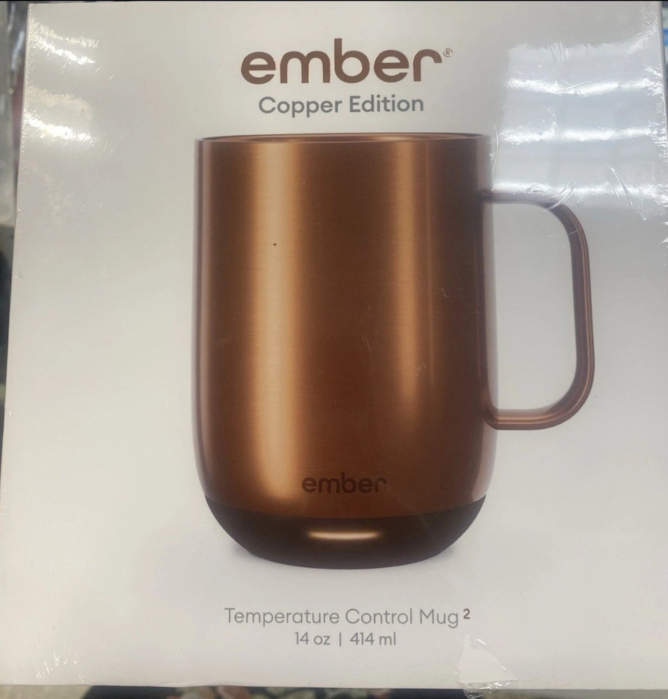 Ember Temperature Control Smart Mug 14oz Copper - Keeps Drinks Hot