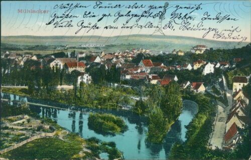 Postcard Mühlacker around 1910 (No.855)