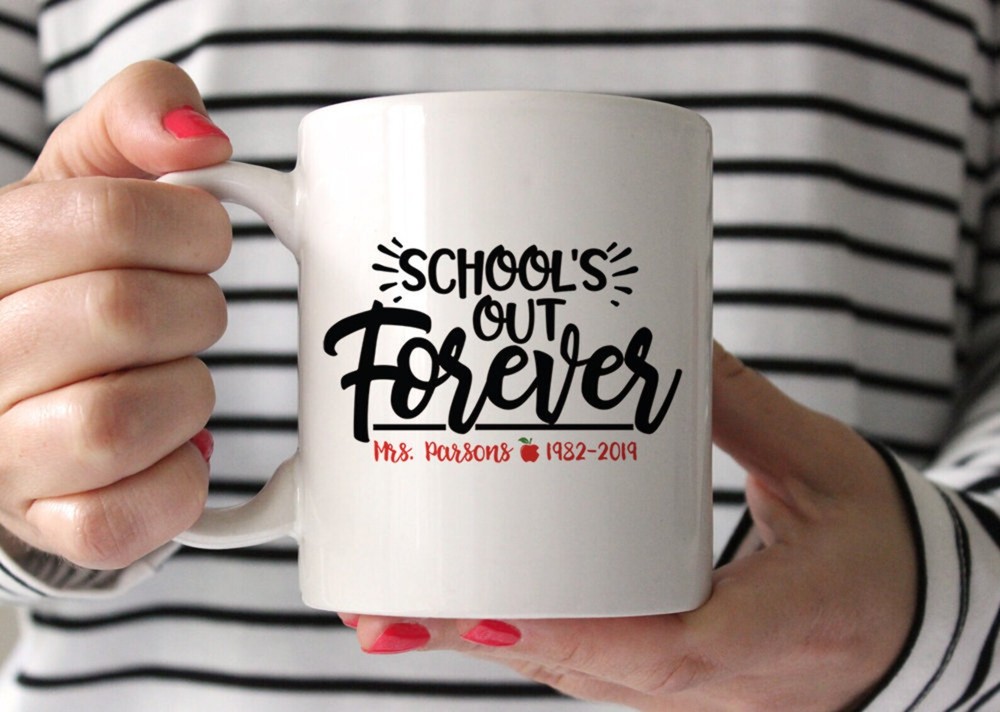 Teacher Retirement Gifts For Teachers Custom Coffee Mug 1810a