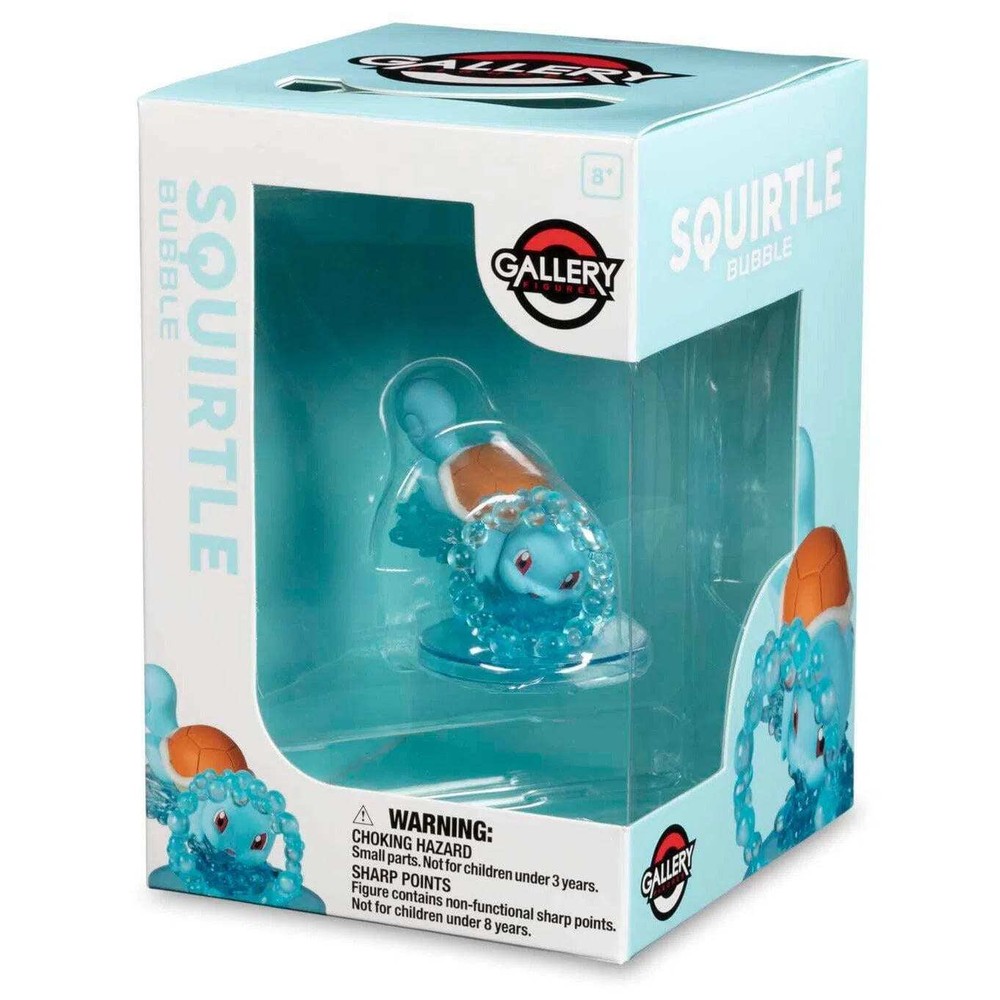 New - Pokémon - Bubble Squirtle Figure - Pokémon Center - Gallery Figures Series