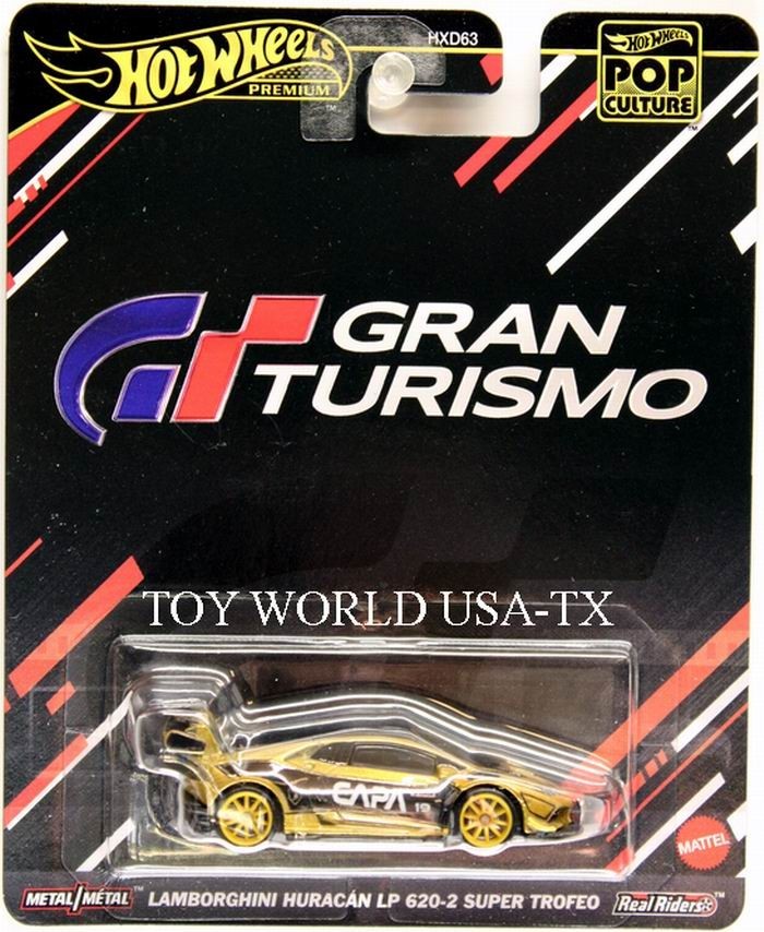 2025 Hot Wheels Pop Culture Gran Turismo Lamborghini Huracan LP 620-2 Super Trof