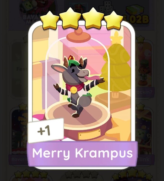 Merry Krampus - Monopoly Go - Sticker - 4Star⭐️